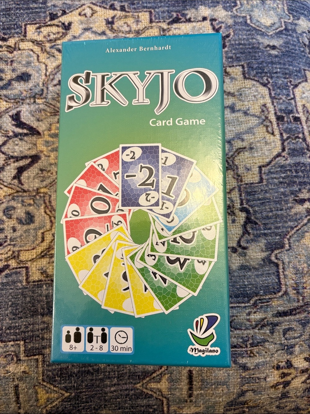 Sky Card Game — Blue and Green Packaging